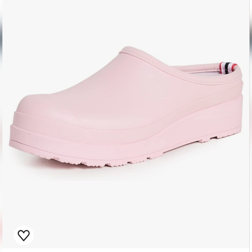 Hunter Original Platform Slip On Play Clog Soft Pink  (10)